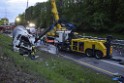 VU Gefahrgut LKW umgestuerzt A 4 Rich Koeln Hoehe AS Gummersbach P474